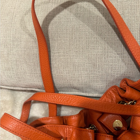 Michael Kors Orange Leather Tote Bag - Picture 13 of 13